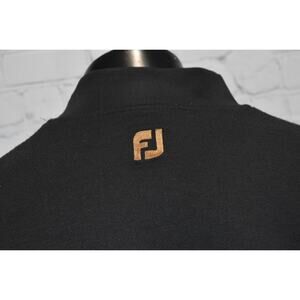 Footjoy Golf Shirt Mock Turtleneck Men Size XL Performance Polyester Made In USA